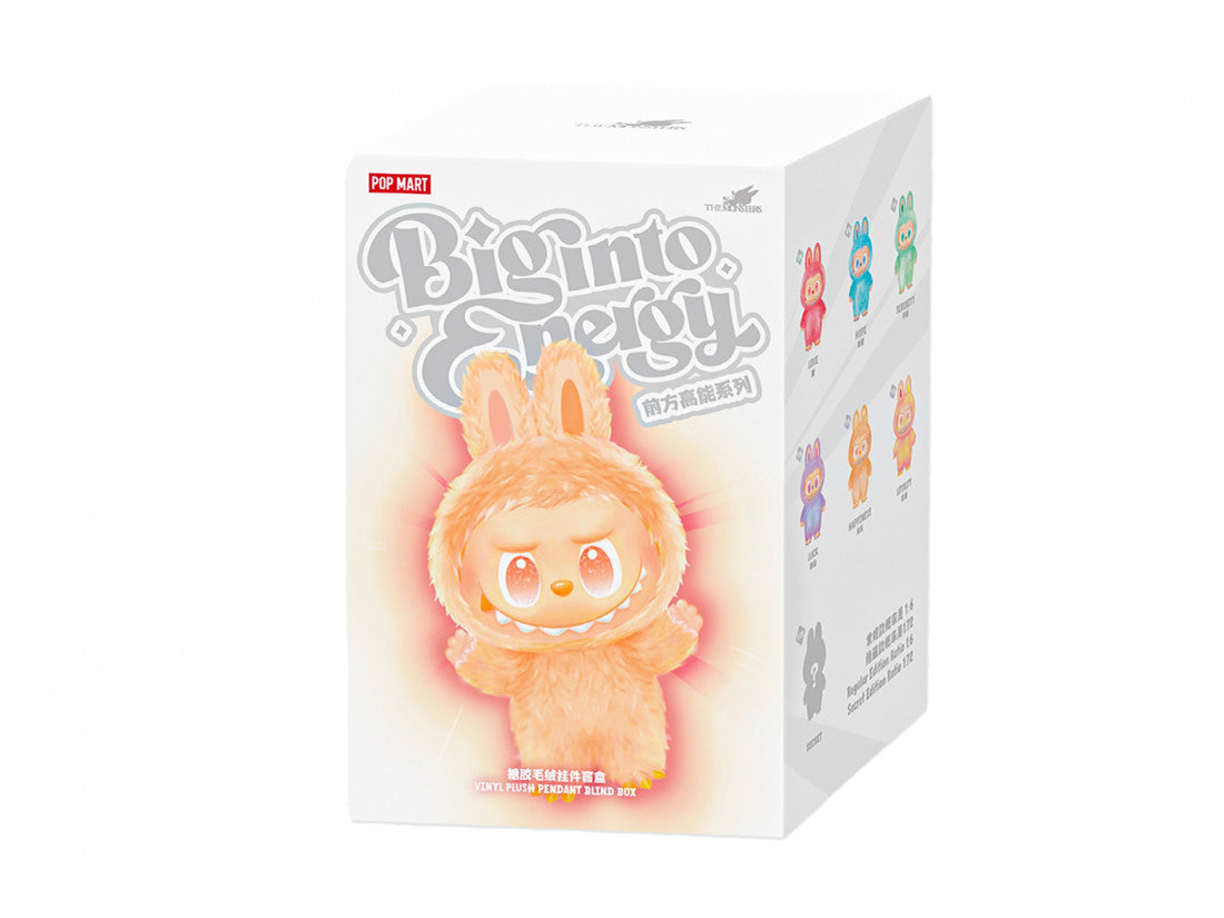 Pop Mart Labubu The Monsters Big into Energy Series Vinyl Plush Pendant Sealed Case (unité)