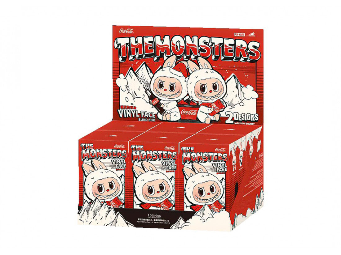 Pop Mart Labubu The Monsters Coca Cola Series Vinyl Face Sealed Case (unité)