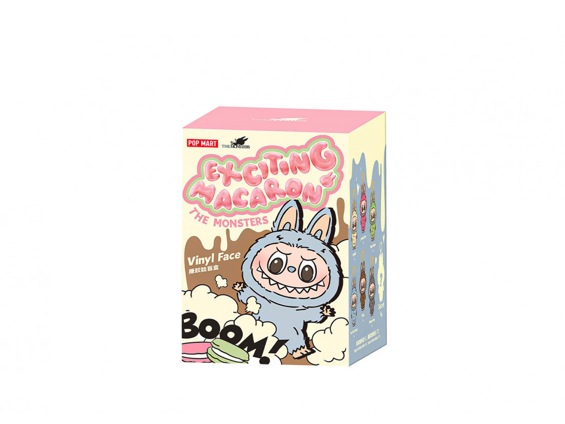 Pop Mart Labubu The Monsters Tasty Macarons Vinyl Face Sealed Case (unité)