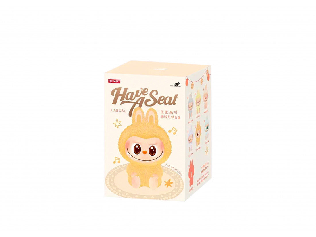 Pop Mart Labubu The Monsters Have a Seat Vinyl Plush Sealed Case (unité)