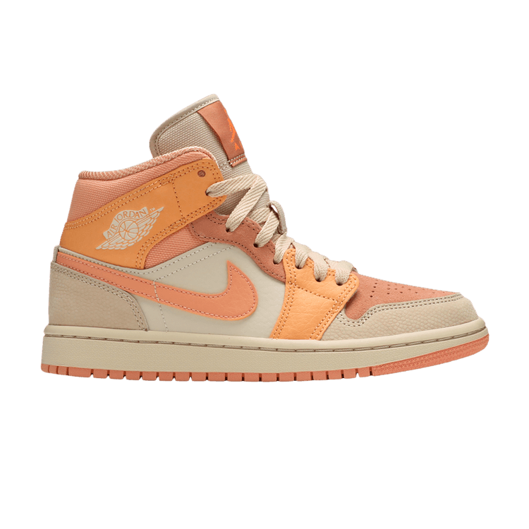 Jordan 1 Mid Apricot Orange