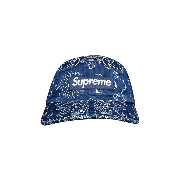 Supreme Bandana Camp Casquette 'Navy'