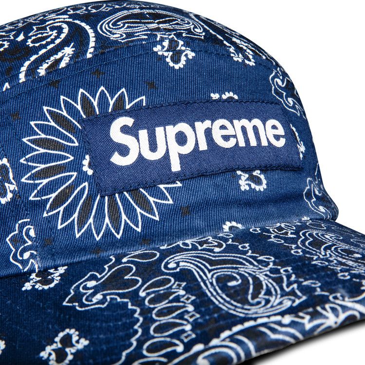 Supreme Bandana Camp Casquette 'Navy'