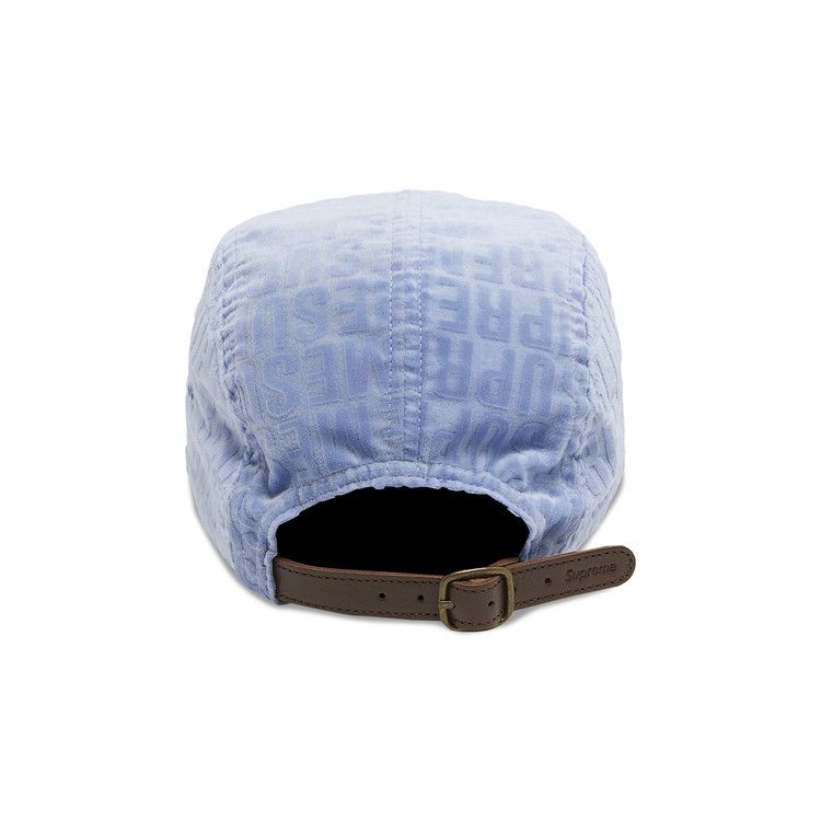 Supreme Velvet Pattern Camp Casquette 'Light Blue'